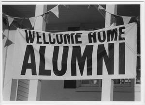 ["Welcome Home Alumni" banner #1]