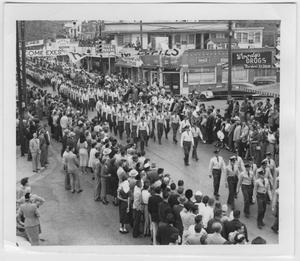 [Photo of North Texas Homecoming Parade, 1953]