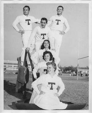 [North Texas State College Cheerleaders, 1956]