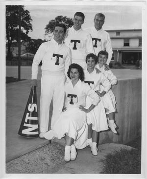 [North Texas State College Cheerleaders, 1957]