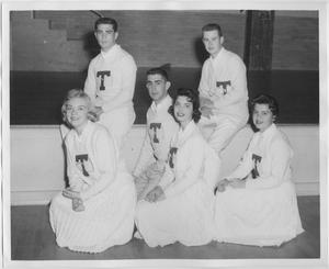 [North Texas State College Cheerleaders, 1958]