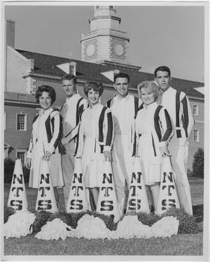 [North Texas State University Cheerleaders, 1962]