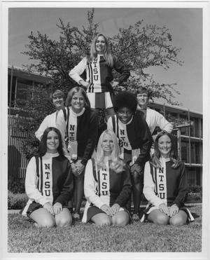 [North Texas State University Cheerleaders, 1971-72]