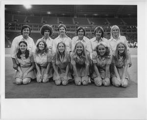 [North Texas State University Cheerleaders, 1975]