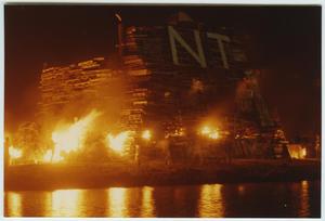 [North Texas Homecoming Bonfire, 1992]