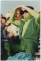 Photograph: [North Texas Fan at the Homecoming Game, 1992]