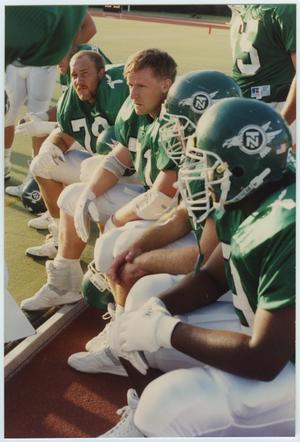 [North Texas Eagles during the Homecoming Game, 1992]
