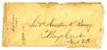 Thumbnail image of item number 1 in: '[Envelope for Lieut. Hamilton K. Redway, September 1864]'.