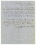 Thumbnail image of item number 1 in: '[Letter from J. Y. Visbet, January 12, 1863]'.