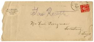 [Envelope from W. G. Bralley to Levi Perryman, October 24, 1904]