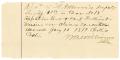 Text: [Receipt from M. A. Williams to W. A. Morris, January 10, 1879]