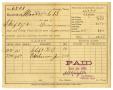 Primary view of [Property Tax Receipt, November 23, 1895]