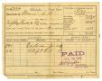 Primary view of [Property Tax Receipt, November 30, 1896]