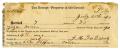 Primary view of [Tax receipt, July 21, 1870]