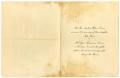 Thumbnail image of item number 1 in: '[Wedding announcement for Ida Barr and Edgar Morrisson Davis, November 8, 1898]'.