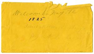 [Envelope, 1825]