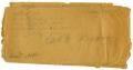 Thumbnail image of item number 1 in: '[Envelope for C. B. Moore]'.