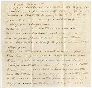 [Letter from Charles Moore, March 9]