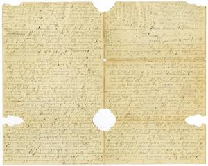 Primary view of object titled '[Letter from Elvira Moore to Uncle Evans, June 18, 1872]'.