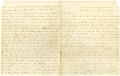 Thumbnail image of item number 1 in: '[Letter from Travis Winham, February 16, 1875]'.