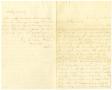 Primary view of [Letter from Bettie Franklin to Matilda Dodd and Mary Moore, January 28, 1877]