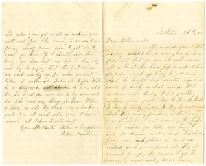 Primary view of object titled '[Letter from Bettie Franklin to Mary Ann Dodd Moore and Matilda Brantley Dodd, February 21, 1877]'.