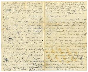 Primary view of object titled '[Letter from Dinkie McGee to Sissie and Bettie, June 28, 1878]'.