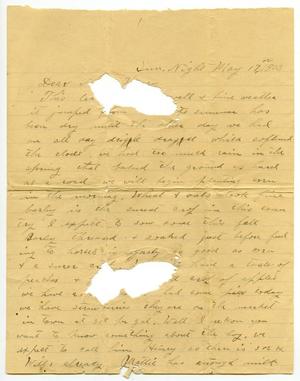 [Letter from Will McGee to Mary Moore, May 17, 1903]