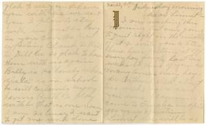 [Letter from Lula Watkins to Linnet White, March 22, 1917]