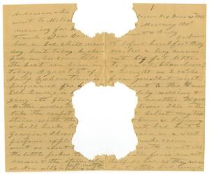 [Letter to Linnet Moore and Family, June 1901]