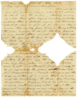 [Letter from Charles B. Moore to Elizabeth Moore, Matilda Dodd, and Josephus Moore, August 1858]