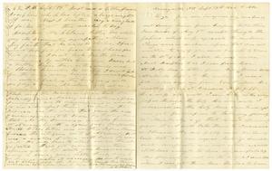 Primary view of object titled '[Letter from Charles Moore to Liza Moore, September 19, 1864]'.