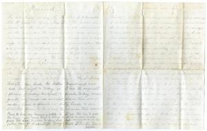 Primary view of object titled '[Letter from Henry Moore to Charles Moore, February 5, 1870]'.