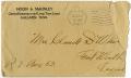 Primary view of [Envelope addressed to Mrs. Claude D. White, October 24, 1916]