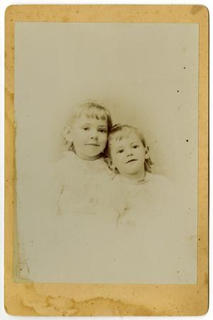 [Portrait of Two Unknown Girls]