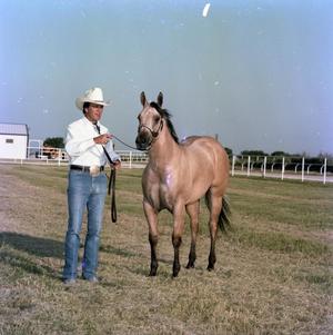 [Mike Hughes with Horse]