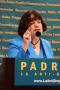 Primary view of [Mary Ann Solberg speaking at podium and pointing with right hand]