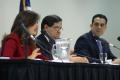 Photograph: [Panelists at the North Texas Latino Council meeting]