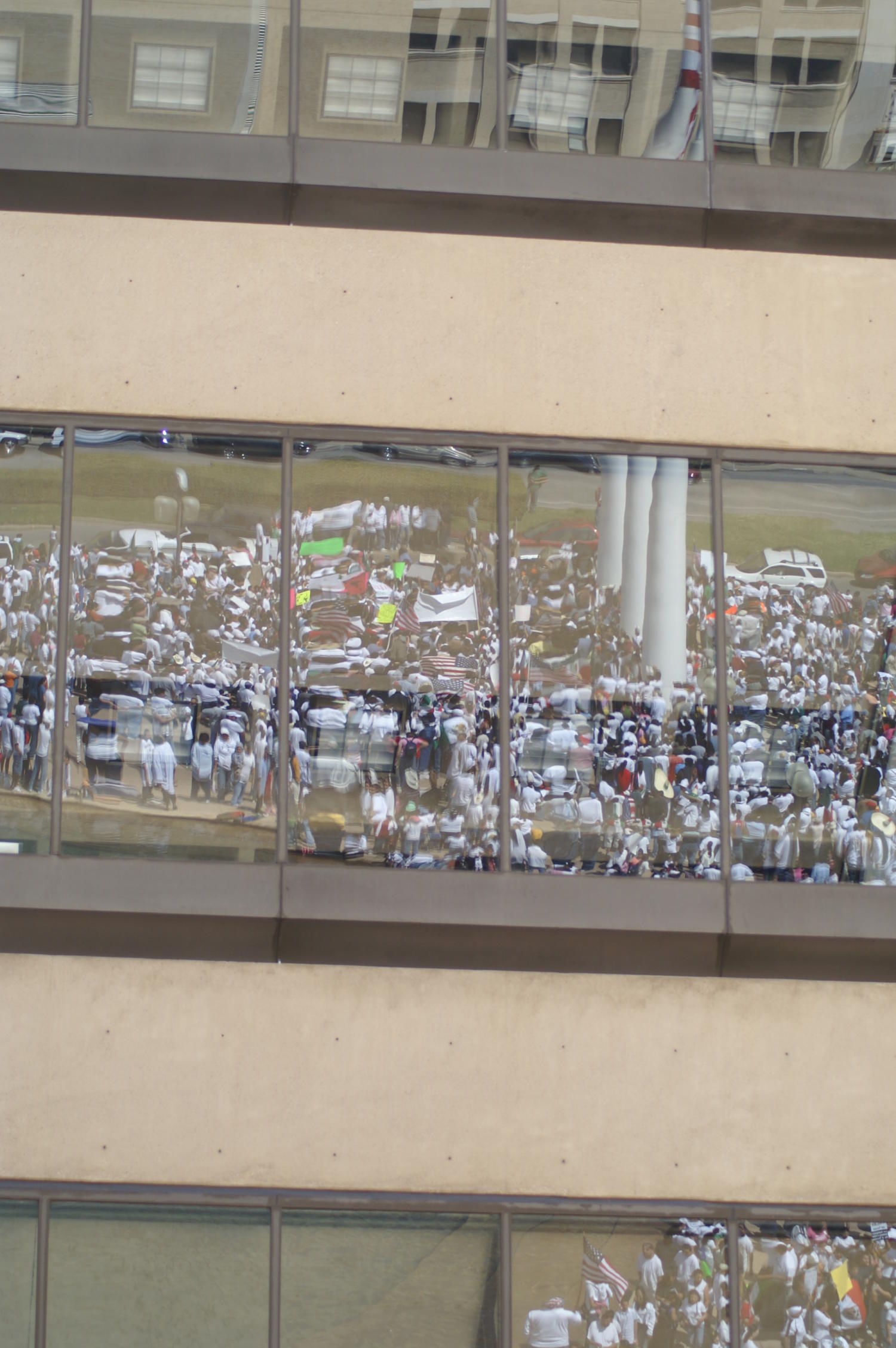 [Protesters are reflected in windows]
                                                
                                                    [Sequence #]: 1 of 1
                                                