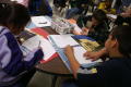 Primary view of [Art Class at Crockett Elementary in Grand Prairie, Texas]