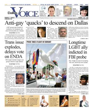 Primary view of object titled 'Dallas Voice (Dallas, Tex.), Vol. 24, No. 20, Ed. 1 Friday, October 5, 2007'.