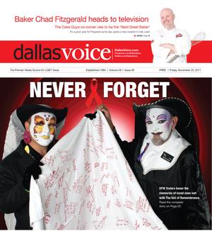 Dallas Voice (Dallas, Tex.), Vol. 28, No. 28, Ed. 1 Friday, November 25, 2011