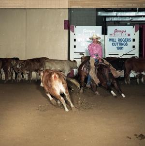 Primary view of object titled 'Cutting Horse Competition: Image 1991_D-23_01'.