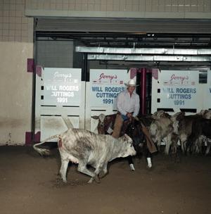 Primary view of object titled 'Cutting Horse Competition: Image 1991_D-23_04'.