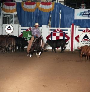 Cutting Horse Competition: Image 1991_D-240_11