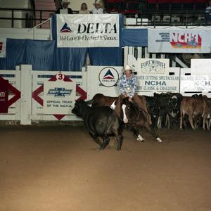 Cutting Horse Competition: Image 1991_D-241_07