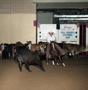 Cutting Horse Competition: Image 1991_D-25_04