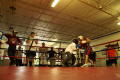 Thumbnail image of item number 1 in: '[Two students practicing in the boxing ring]'.
