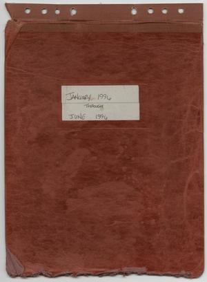 Primary view of object titled '[News Story Log: January 1 to June 30, 1996]'.