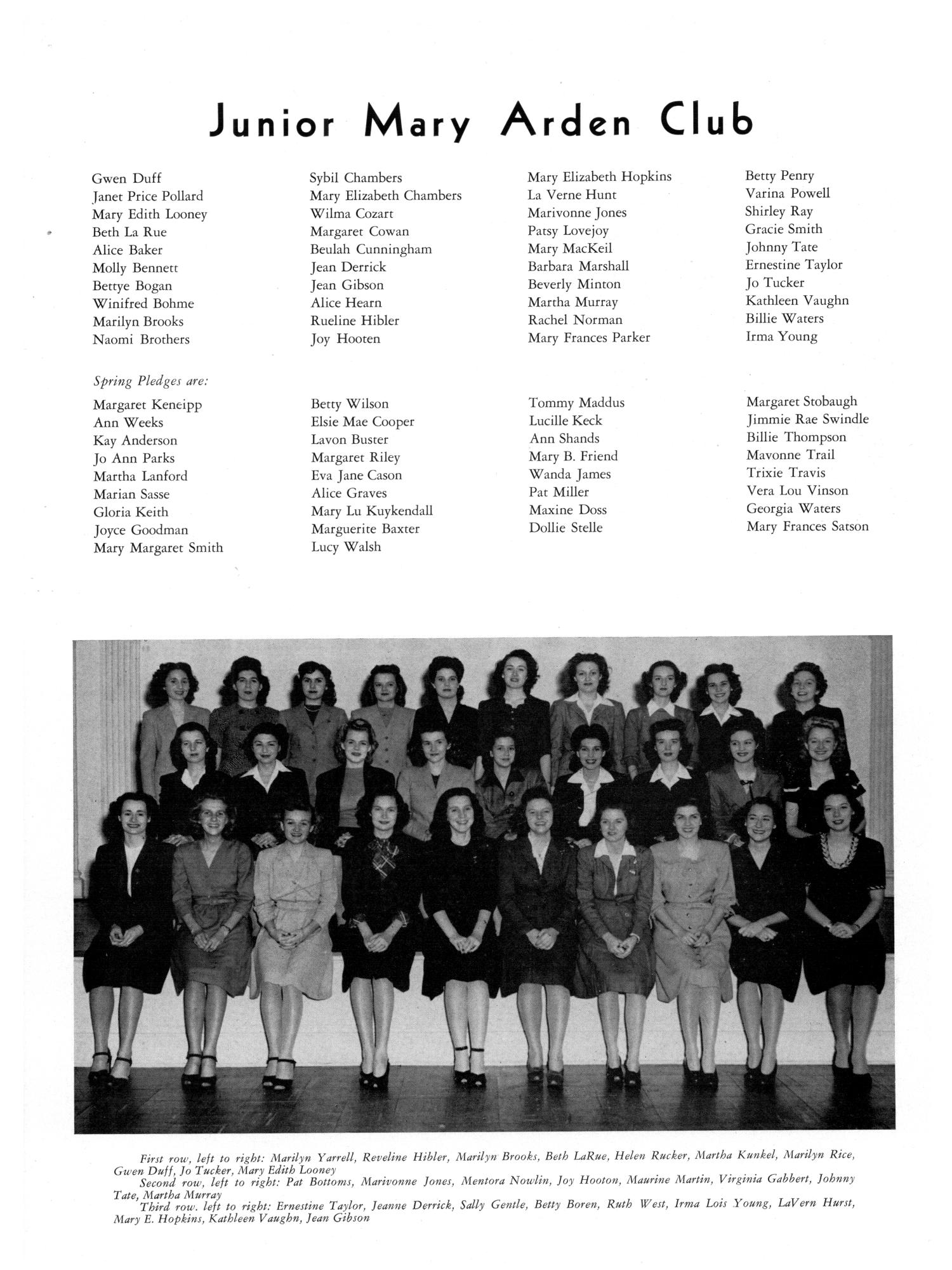The Yucca, Yearbook of North Texas State Teacher's College, 1945 - Page 216  - UNT Digital Library